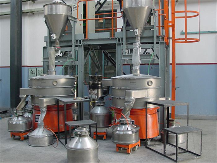 江蘇噸包投料站配套旋振篩客戶(hù)使用設(shè)備現(xiàn)場(chǎng)