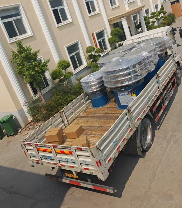 6臺(tái)超聲波旋振篩發(fā)貨